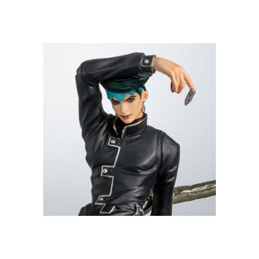 JoJo's Bizarre Adventure Figura Bolígrafo Rohan Kishibe Black Ver. 19 cm