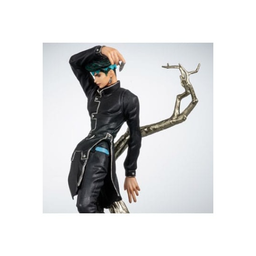 JoJo's Bizarre Adventure Figura Bolígrafo Rohan Kishibe Black Ver. 19 cm