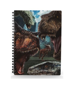 Jurassic World Libreta Efecto 3D Selfie