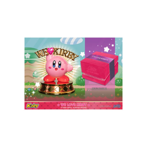 Kirby Estatua DieCast We Love Kirby 10 cm