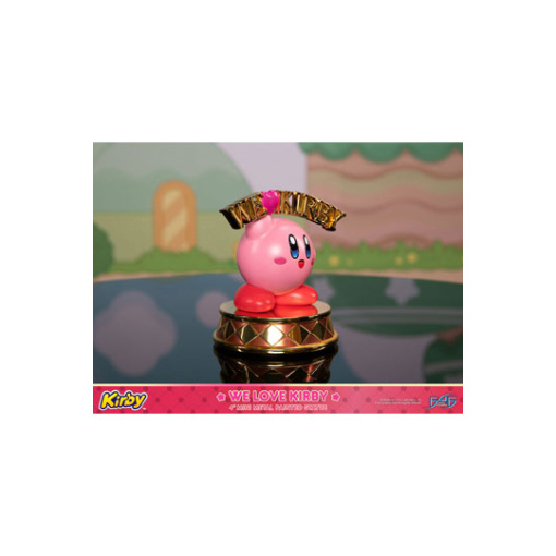 Kirby Estatua DieCast We Love Kirby 10 cm