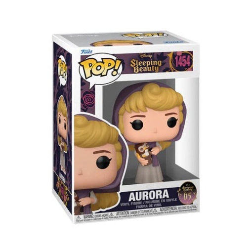 La Bella Durmiente 65th Anniversary POP! Disney Vinyl Figura Aurora w/Owl 9 cm