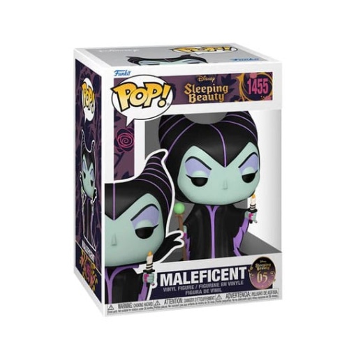 La Bella Durmiente 65th Anniversary POP! Disney Vinyl Figura Maleficent w/Candle 9 cm