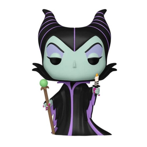 La Bella Durmiente 65th Anniversary POP! Disney Vinyl Figura Maleficent w/Candle 9 cm