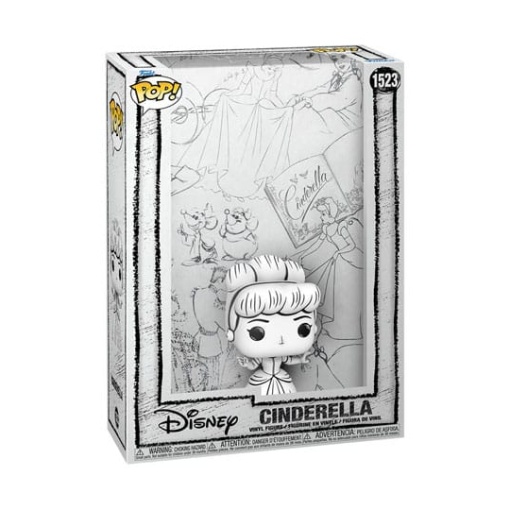 La Cenicienta POP! Comic Cover Vinyl Figura Sketched- Cinderella 9 cm