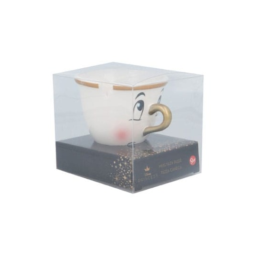 La bella y la bestia Taza 3D Chip 170 ml