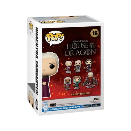 La casa del dragón Figura POP! TV Vinyl Rhaenyra Targaryen 9 cm  - Embalaje dañado