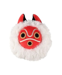 La princesa Mononoke Nakayoshi Figura de peluche San's mask 35 cm