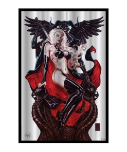 Lady Death Litografia Blasphemy Anthem 41 x 61 cm - sin marco