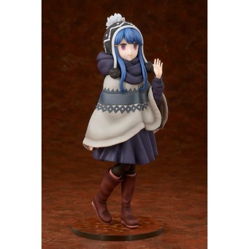 Laid-Back Camp Estatua 1/7 Rin Shima Lake Shibire Camping Ver. 22 cm