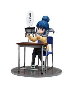 Laid-Back Camp Estatua PVC 1/7 Rin Shima: Look What I Bought Ver. 14 cm