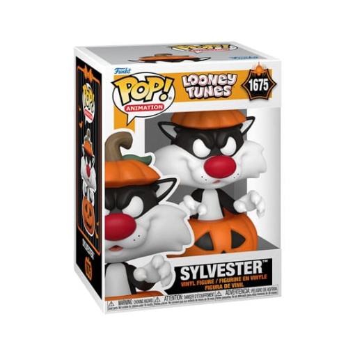 Looney Tunes POP! Television Vinyl Figura Halloween Sylvester w/Pumpkin 9 cm