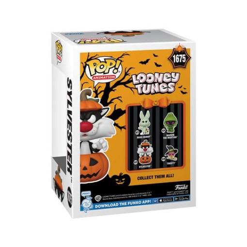 Looney Tunes POP! Television Vinyl Figura Halloween Sylvester w/Pumpkin 9 cm