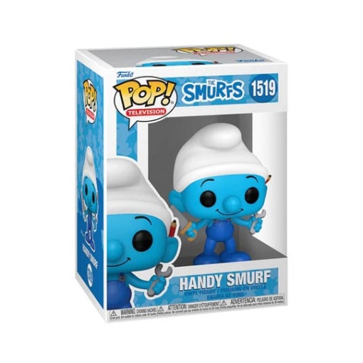 Los Pitufos POP! TV Vinyl Figura Handy Smurf 9 cm