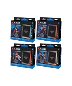 Magic the Gathering Universes Beyond: Doctor Who Mazos de Commander Caja (4) inglés