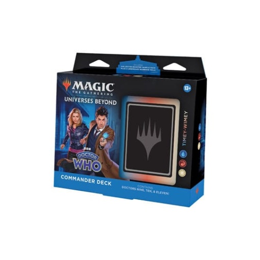 Magic the Gathering Universes Beyond: Doctor Who Mazos de Commander Caja (4) inglés