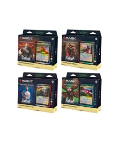 Magic the Gathering Universes Beyond: Fallout Mazos de Commander Caja (4) inglés