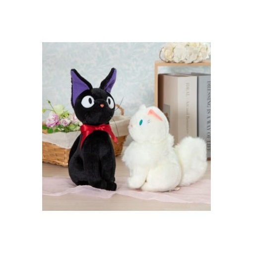 Majo no Takkyubin Figura de peluche Jiji Sitting M 32 cm