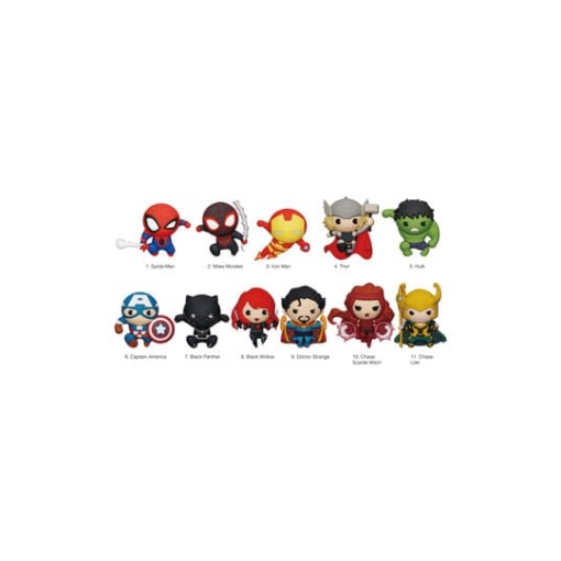 Marvel Colgantes PVC 3D Classics Expositor (24)