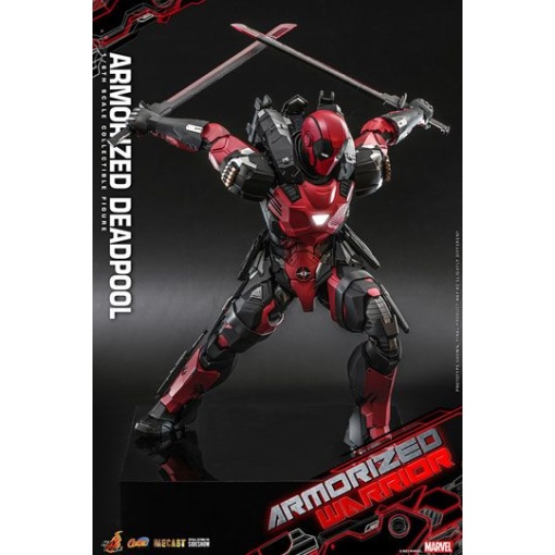 Marvel Comic Masterpiece Figura 1/6 Armorized Deadpool 33 cm - Embalaje muy dañado