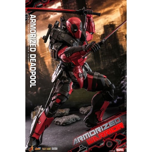 Marvel Comic Masterpiece Figura 1/6 Armorized Deadpool 33 cm - Embalaje muy dañado