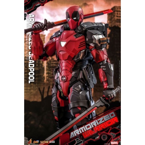 Marvel Comic Masterpiece Figura 1/6 Armorized Deadpool 33 cm - Embalaje muy dañado