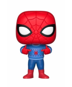 Marvel Comics POP! Marvel Holiday Vinyl Cabezón Spider-Man (Ugly Sweater) 9 cm