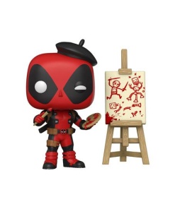 Marvel Deadpool 30th Anniversary Figura POP! Vinyl Artist Deadpool 9 cm