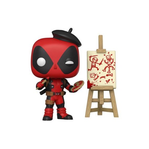 Marvel Deadpool 30th Anniversary Figura POP! Vinyl Artist Deadpool 9 cm