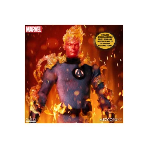 Marvel Figuras 1/12 Fantastic Four Deluxe Steel Box Set 16 cm