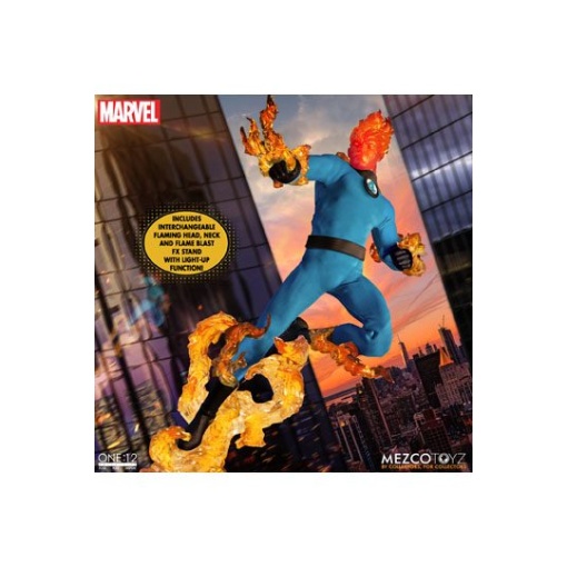 Marvel Figuras 1/12 Fantastic Four Deluxe Steel Box Set 16 cm