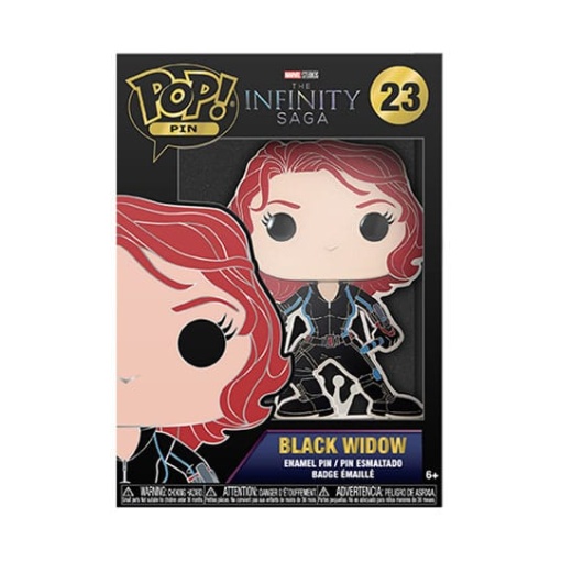 Marvel Infinity Saga POP! Pin Chapa esmaltada Black Widow 10 cm