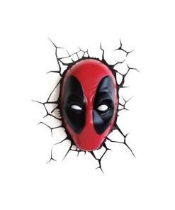 Marvel Lámpara 3D LED Deadpool