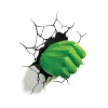 Marvel Lámpara 3D LED Hulk Fist