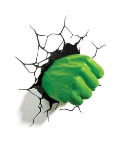 Marvel Lámpara 3D LED Hulk Fist