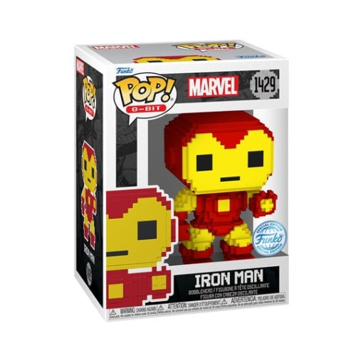 Marvel POP! 8-Bit Vinyl Figura Iron Man 9 cm