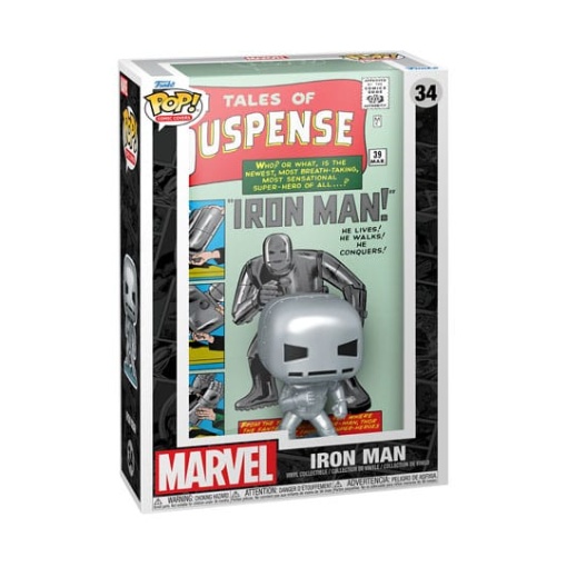 Marvel POP! Comic Cover Vinyl Figura Tales of Suspense #39 9 cm - Embalaje dañado