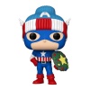 Marvel POP! Vinyl Figura Holiday Capt. America 9 cm