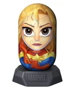 Marvel Puzzle 3D Captain Marvel Hylkies (54 piezas)