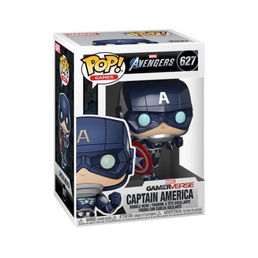 Marvel's Avengers (2020 video game) POP! Marvel Vinyl Figura Captain America 9 cm