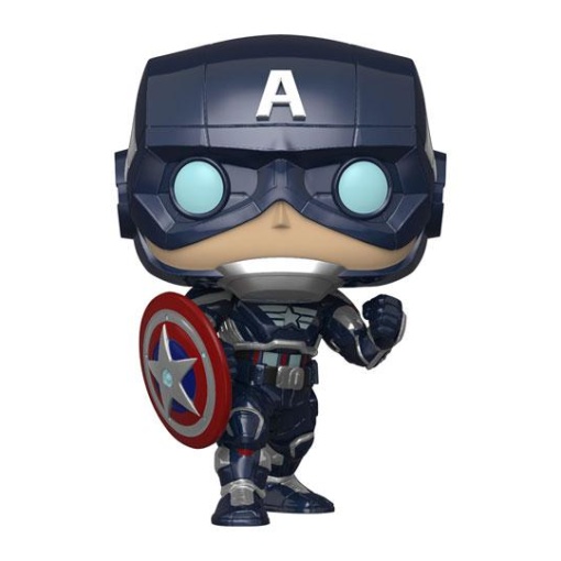 Marvel's Avengers (2020 video game) POP! Marvel Vinyl Figura Captain America 9 cm