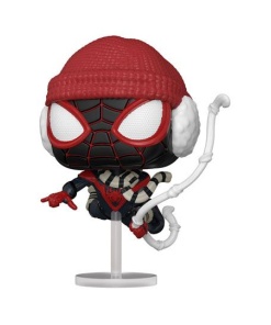 Marvel's Spider-Man POP! Games Vinyl Figura Miles Morales Winter Suit 9 cm