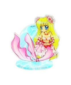 Mermaid Melody: Pichi Pichi Pitch Figura acrilico Luchia Nanami with Flowers 21 cm