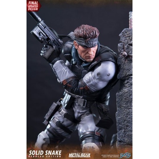 Metal Gear Solid Estatua Solid Snake 44 cm