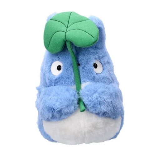 Mi vecino Totoro Nakayoshi Figura de peluche Medium Totoro with leaf 20 cm