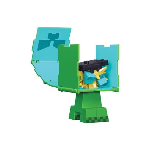 Minecraft Figura Flippin Creeper y Creeper cargado