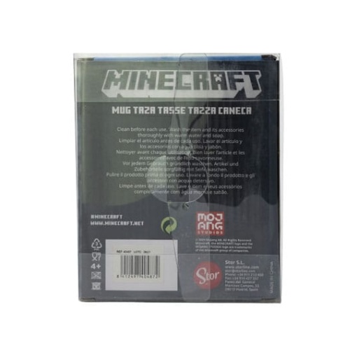 Minecraft Taza 3D Creeper Face 445 ml