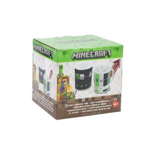 Minecraft Taza sensitiva al calor Squared Pattern 325 ml