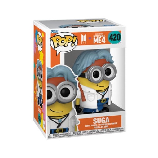 Minions x BTS POP! Rocks Vinyl Figura SUGA 9 cm