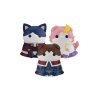 Mobile Suit Gundam SEED Mega Cat Project Figuras Nyanto! The Big Cat Nyandam SEED Series Set 10 cm (With Gift)